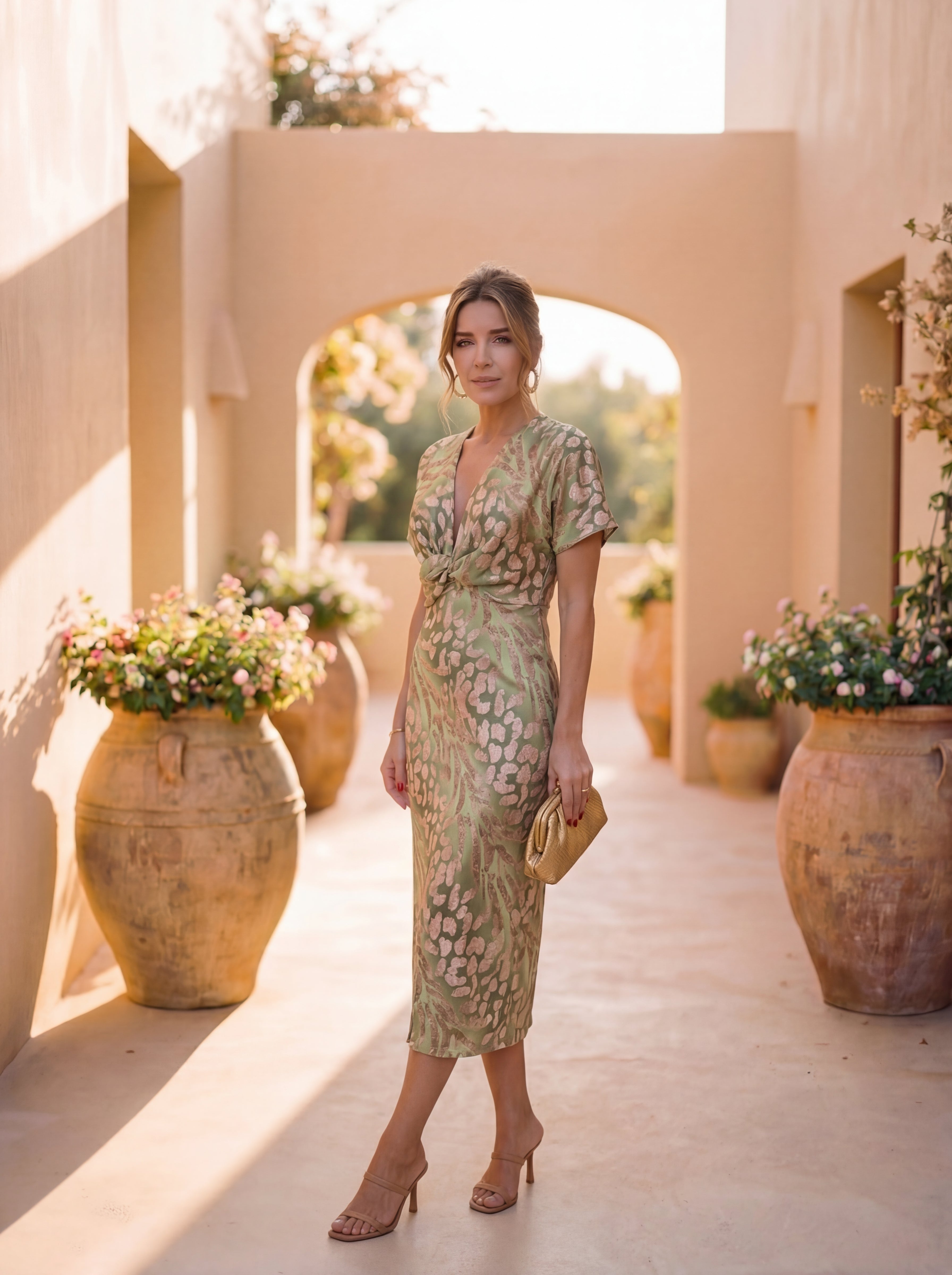 QUEENWAY | Elegant Dress In Lightweight And Flowing Fabric