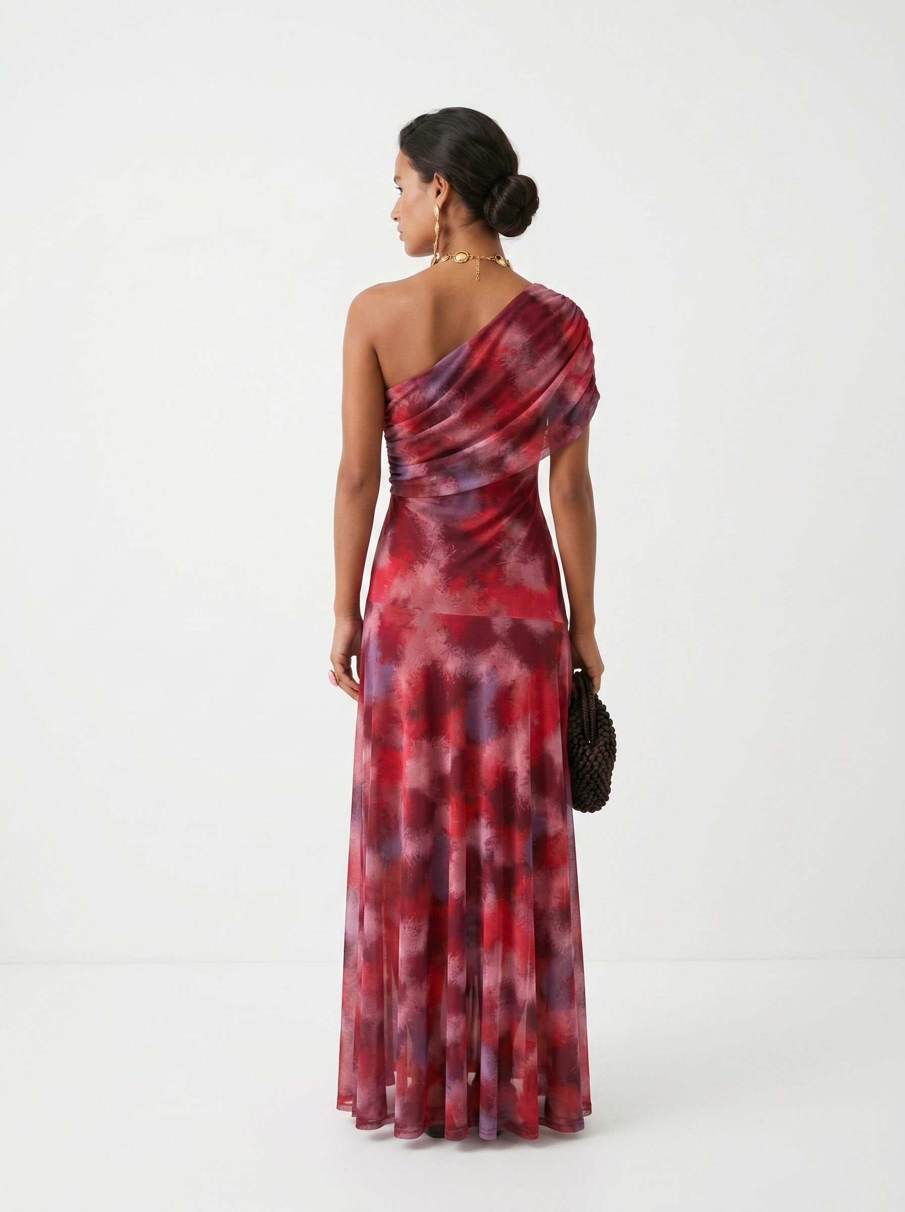 QUEENWAY | Draped Off-Shoulder Dress