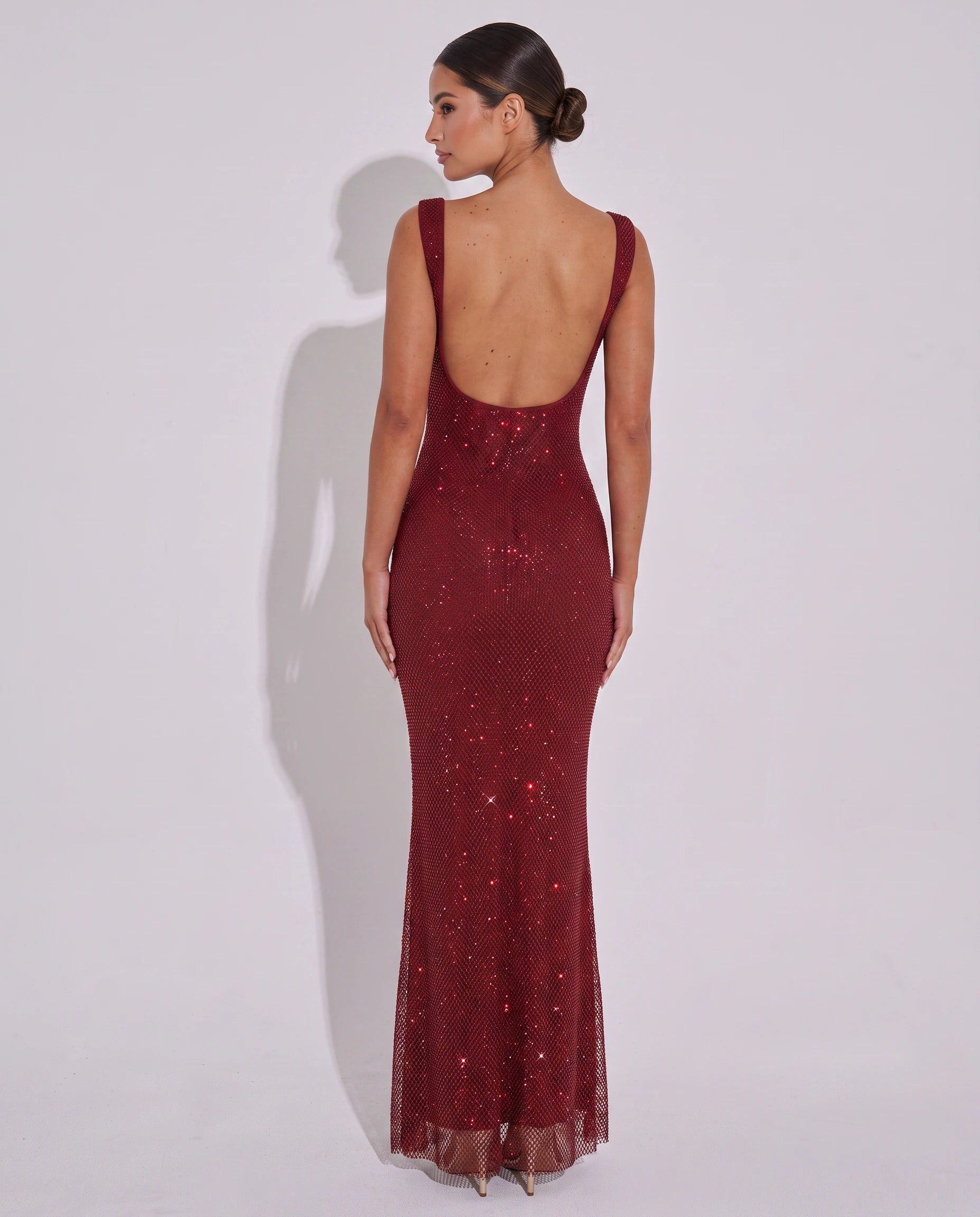 Party Backless Tight Maxi Dress