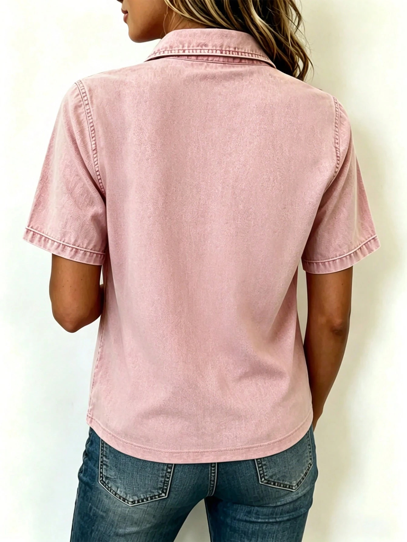 🔥ONLY 50 LEFT🔥Casual Design Polo Collar Women's Short-Sleeve Shirtb (2026)