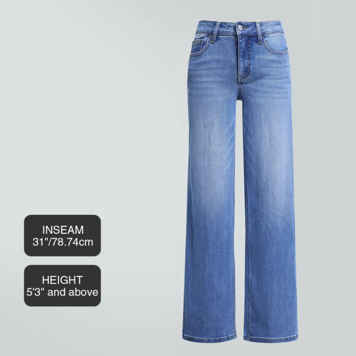 🔥ONLY 50 LEFT🔥Mid-Low Rise Baggy Jeans for Women (2026)