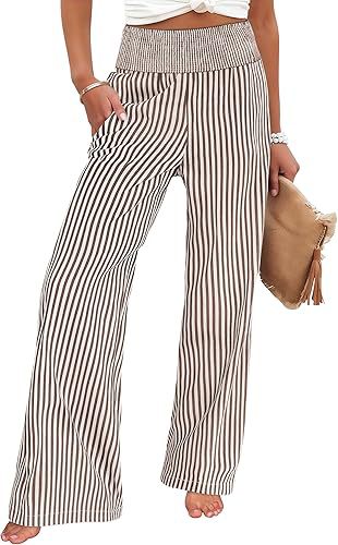 QUEENWAY | Wide Leg Pants Woman High Waist Trousers with Pockets Casual Lounge