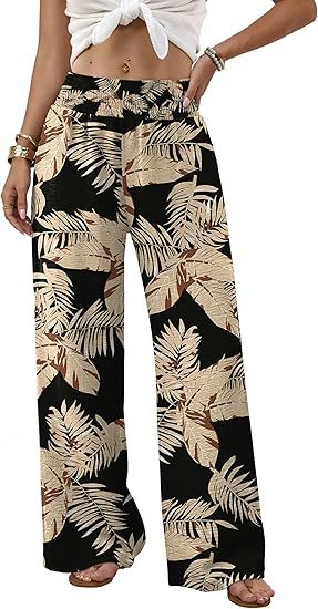 QUEENWAY | Wide Leg Pants Woman High Waist Trousers with Pockets Casual Lounge