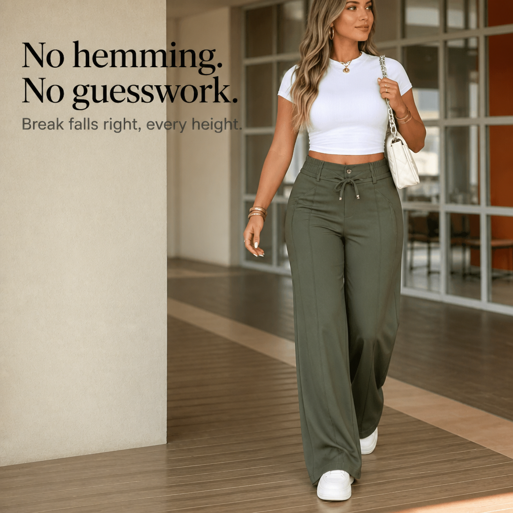 QUEENWAY | Wide-Leg Cargo Pants That Move With You