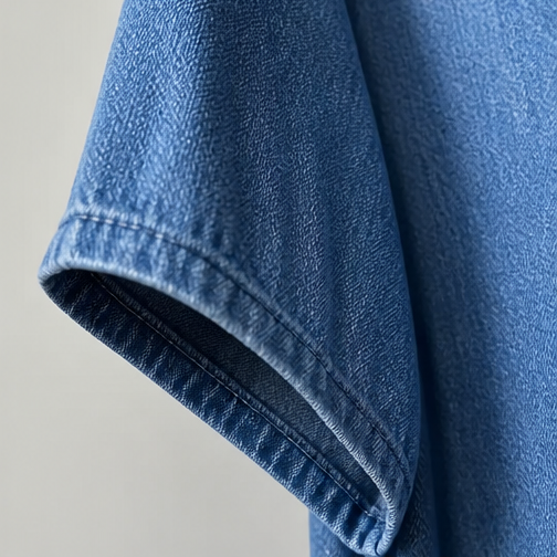 Denim-Look Maxi Dress That Moves With You