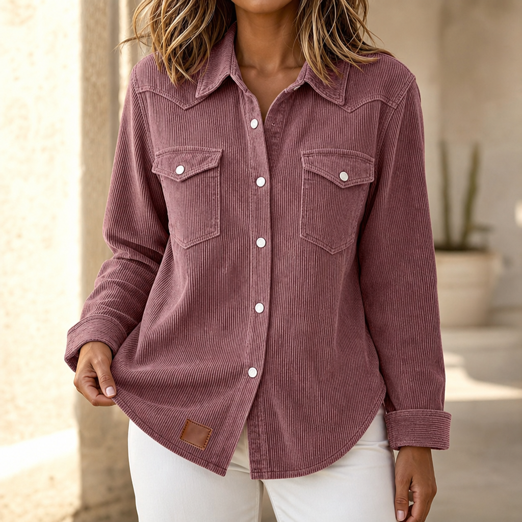 QUEENWAY | Ribbed Knit Button-Front Shacket