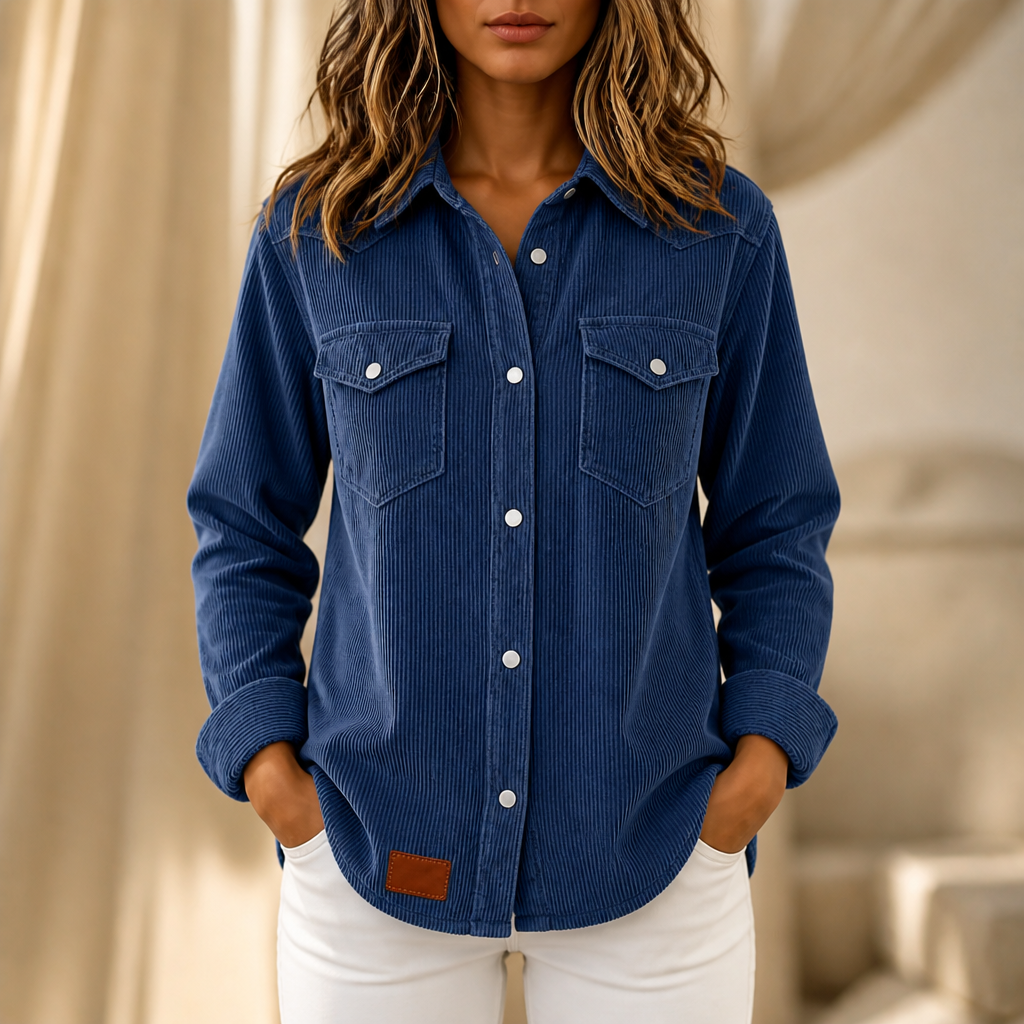 QUEENWAY | Ribbed Knit Button-Front Shacket