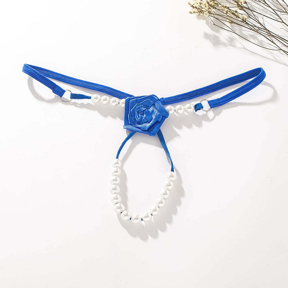 Rose Pearl Massage Thong