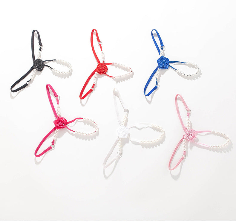 Rose Pearl Massage Thong