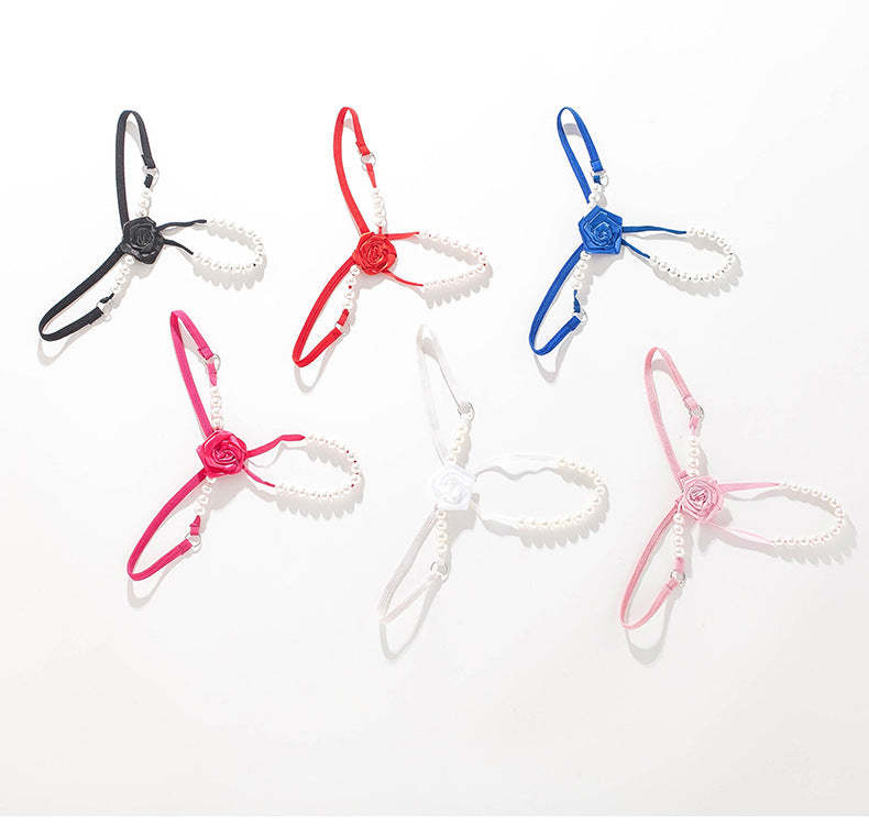 Rose Pearl Massage Thong