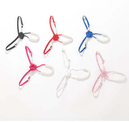 Rose Pearl Massage Thong