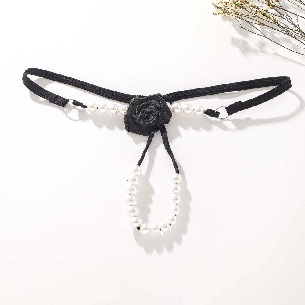 Rose Pearl Massage Thong