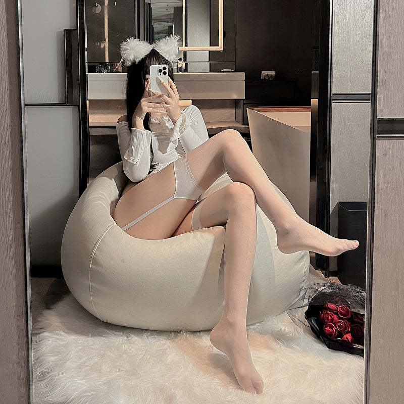 Sexy garter stockings women stockings nightclub disco garter one-piece stockings