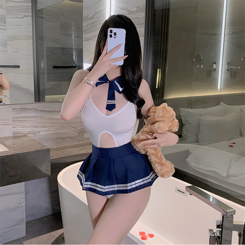 Sexy temptation one-piece uniform suit