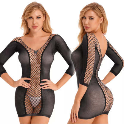 Heart open back bodysuit