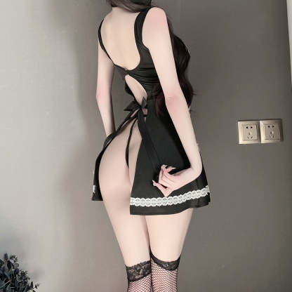 Sexy pure desire maid temptation maid suit-D8831