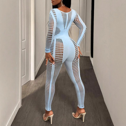 Knitted Sculpting One-Piece Jumpsuit 