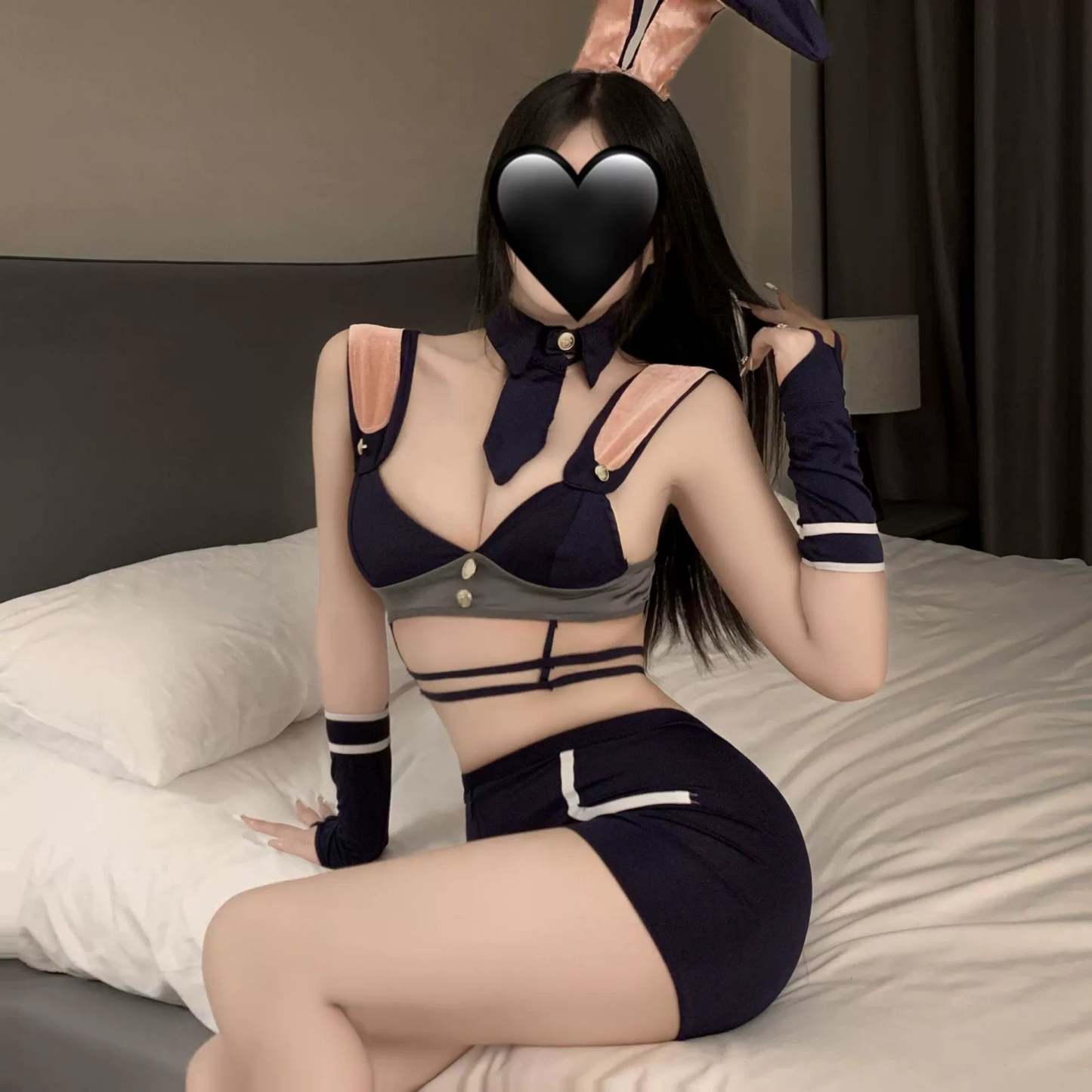 Rabbit inspector sexy cos suit