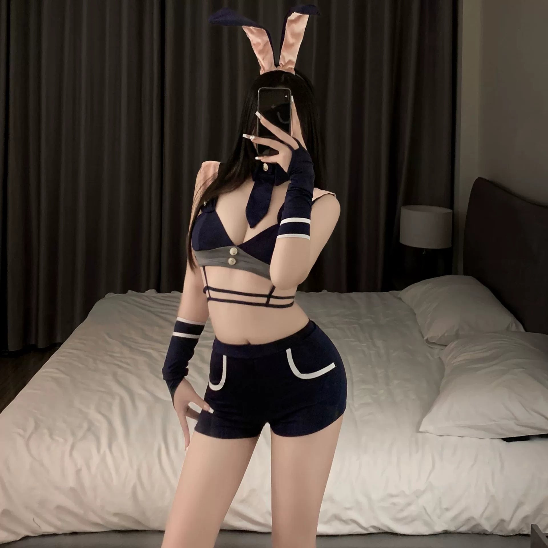 Rabbit inspector sexy cos suit