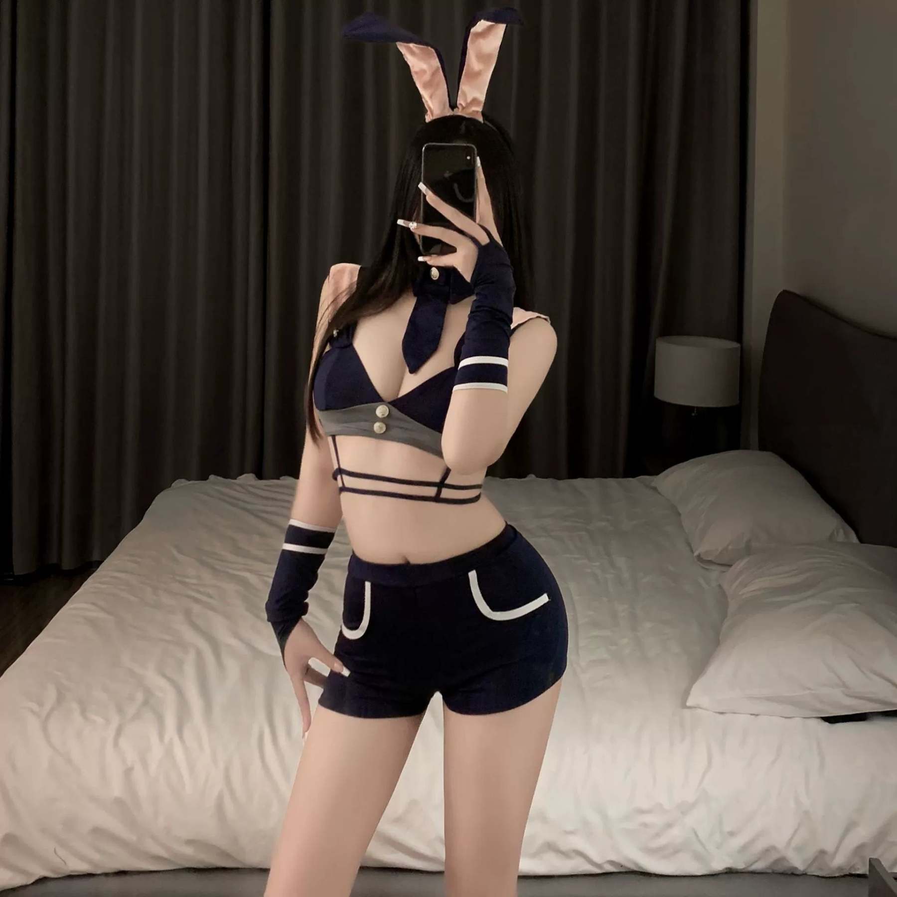 Rabbit inspector sexy cos suit