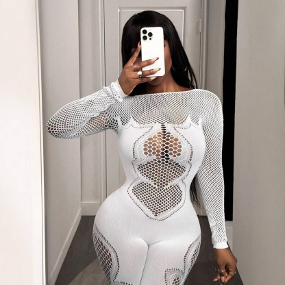 Knitted Sculpting One-Piece Jumpsuit 