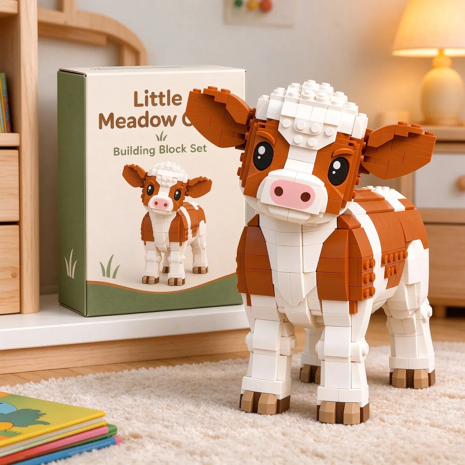 Little Meadow Calf Building Block Set 🐮