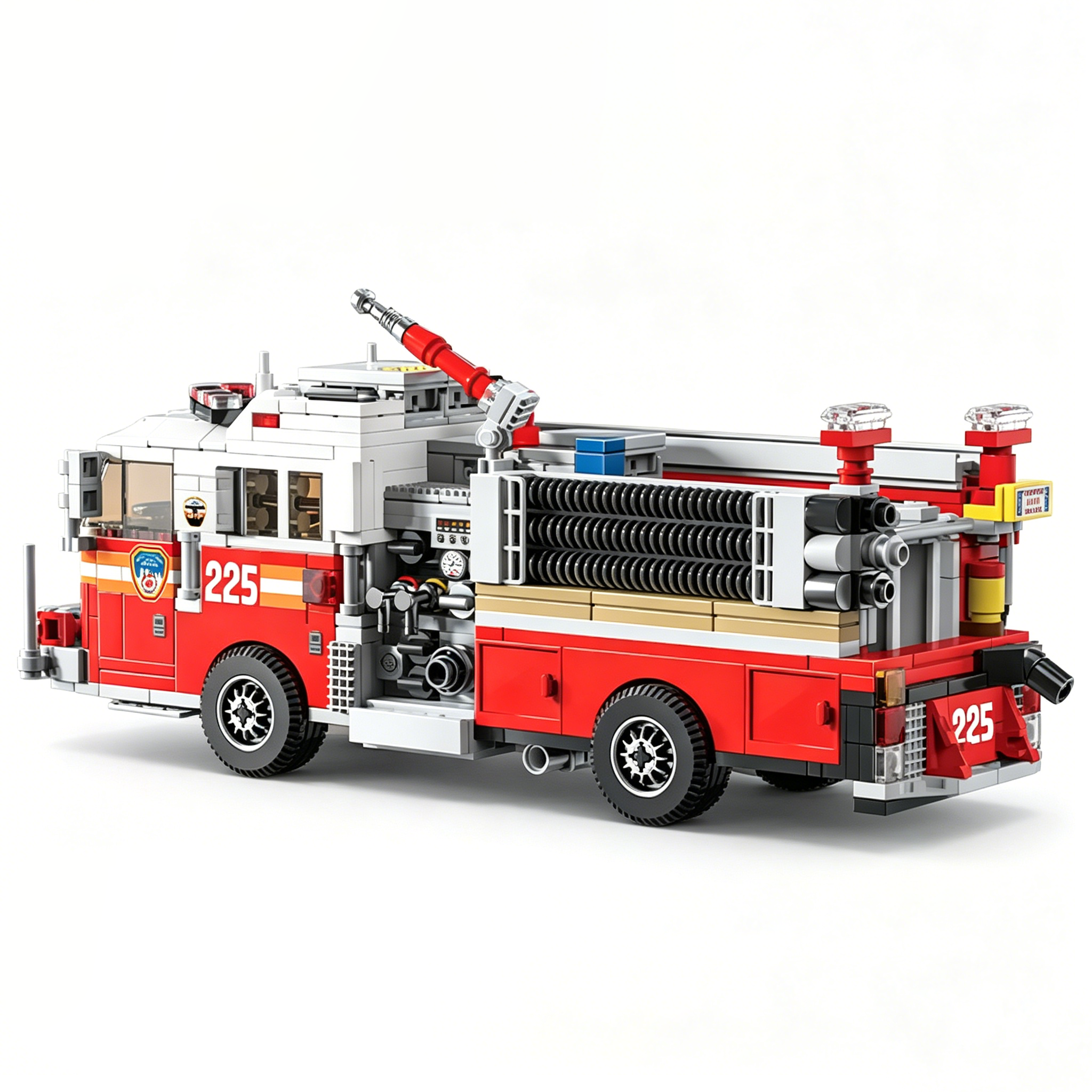 🚨Heroic Fire Rescue Truck Building Set 🚒