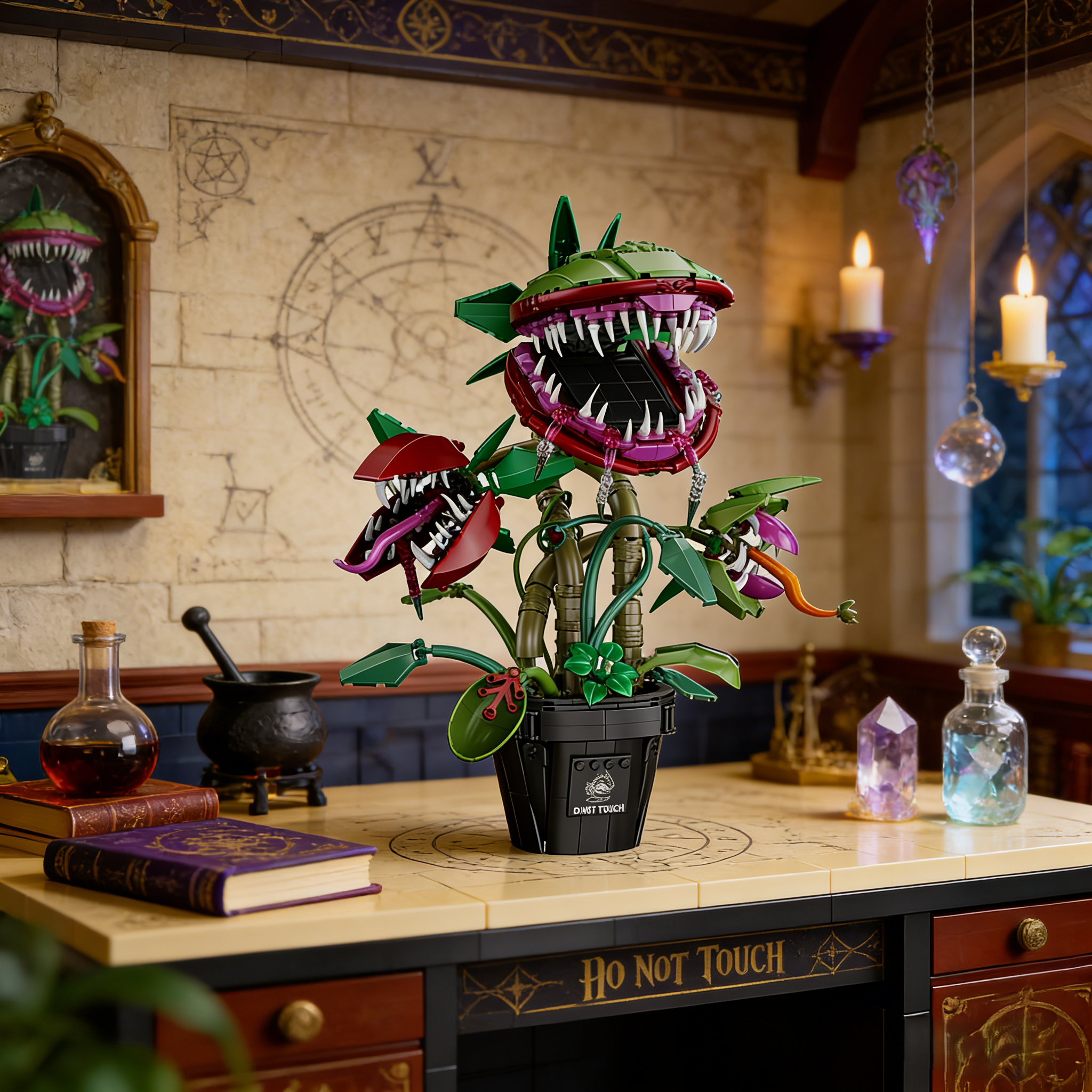 Devouring Plants Flower Building Set - Family Atmosphere Edition