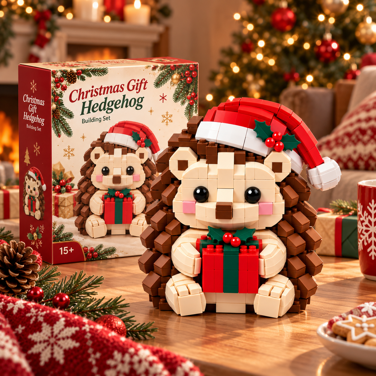 🎄 Christmas Gift Hedgehog Building Set 🎁