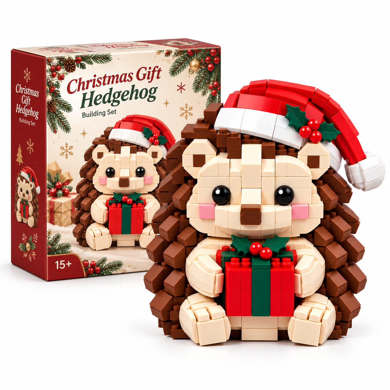 🎄 Christmas Gift Hedgehog Building Set 🎁