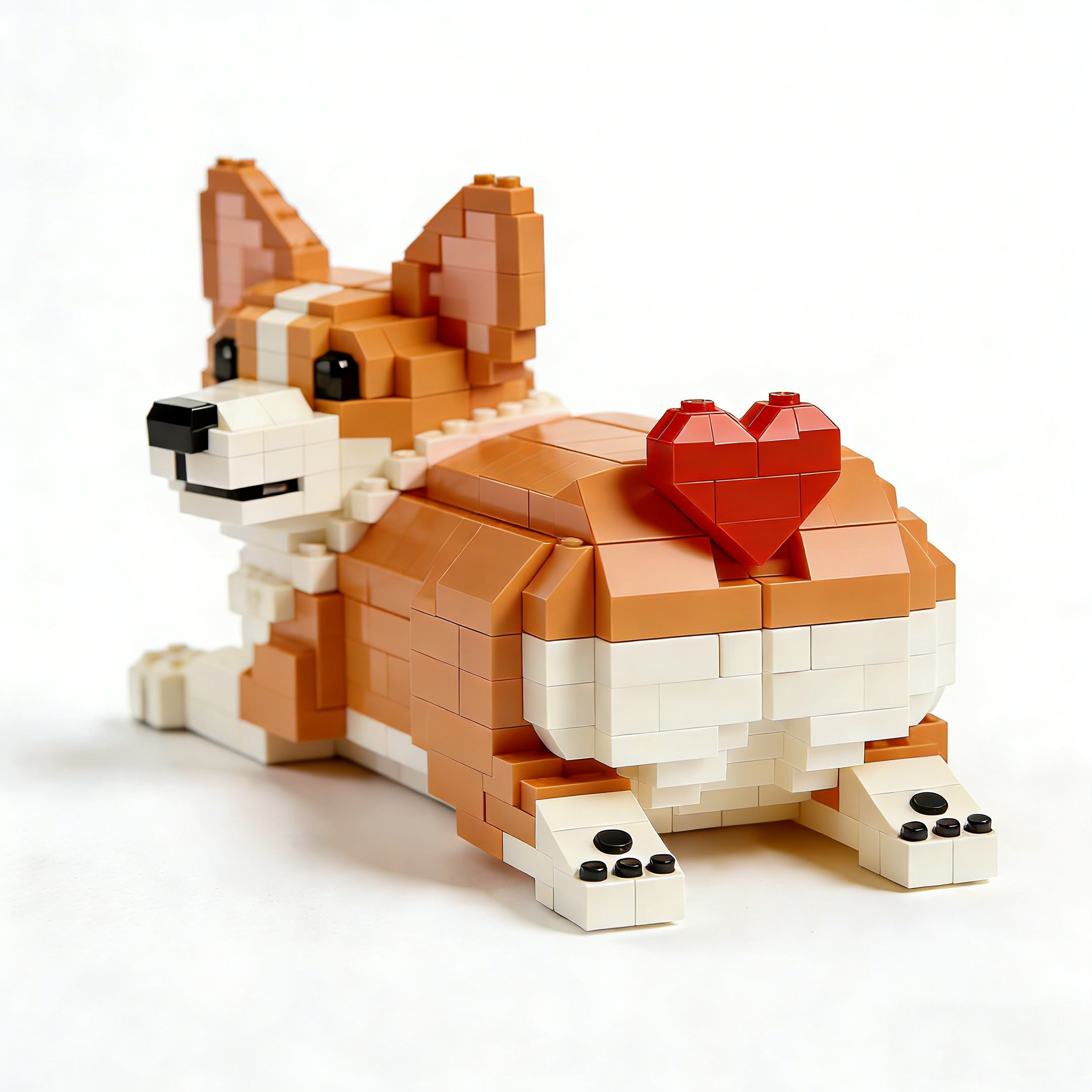 🐶💖 2026 Valentine’s Day Exclusive Corgi Brick Set 