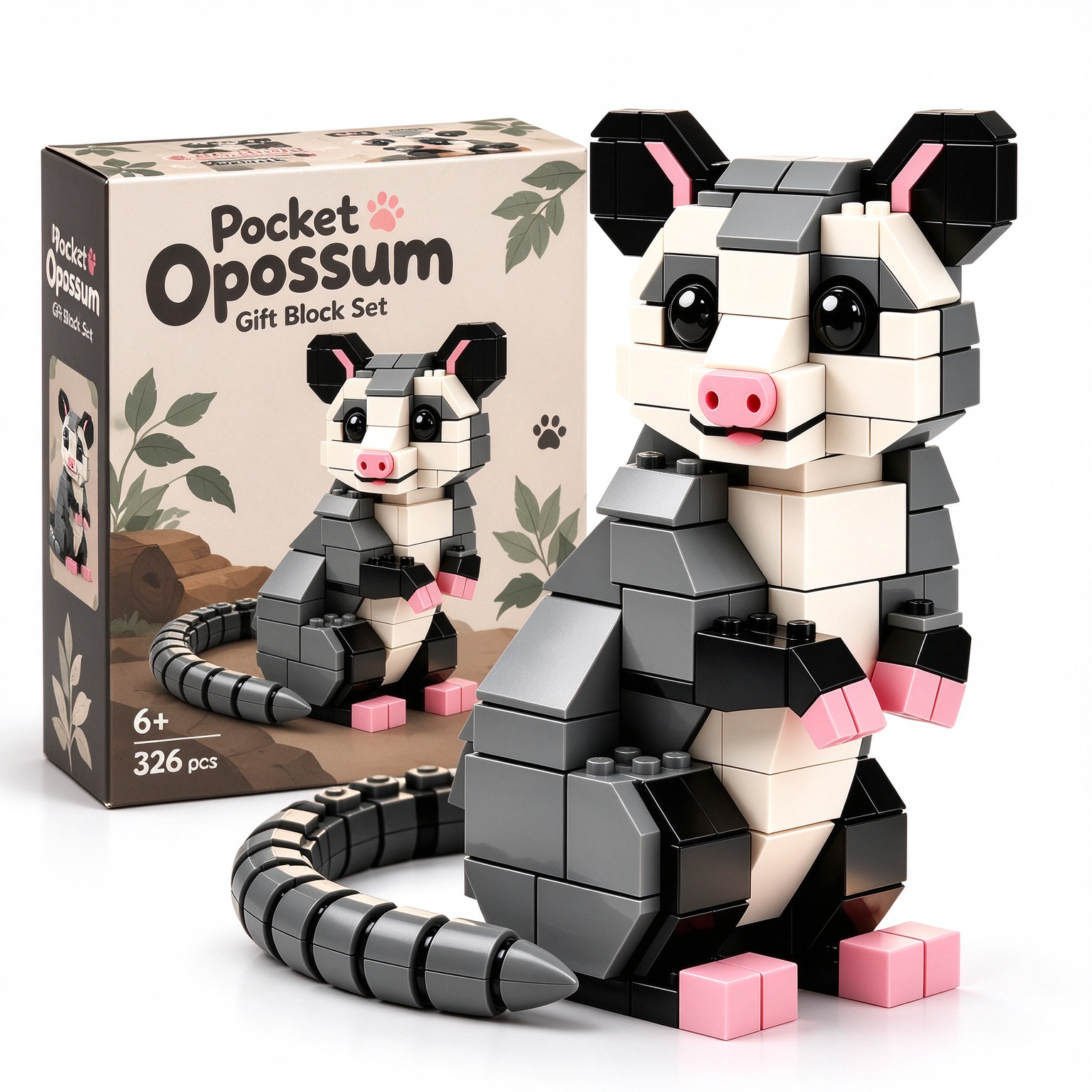 Pocket Opossum Gift Block Set
