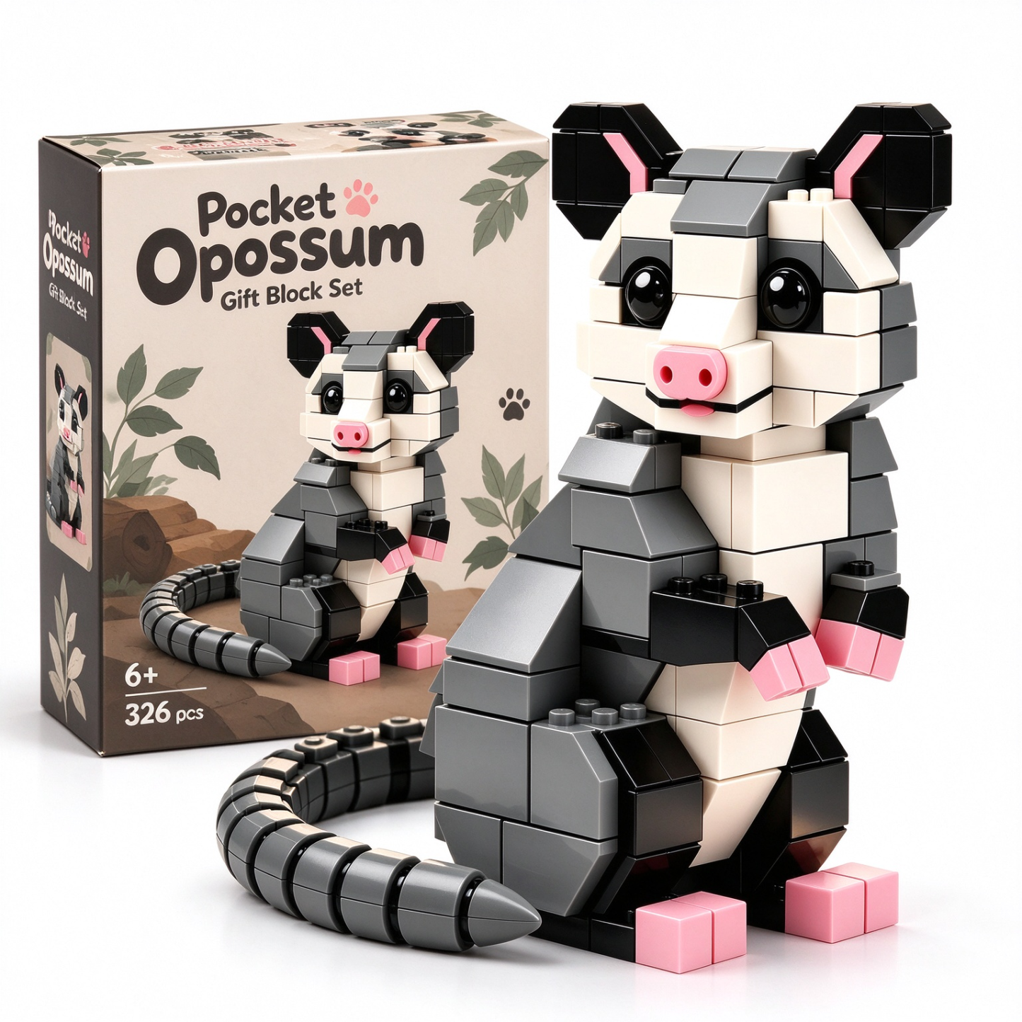 Pocket Opossum Gift Block Set