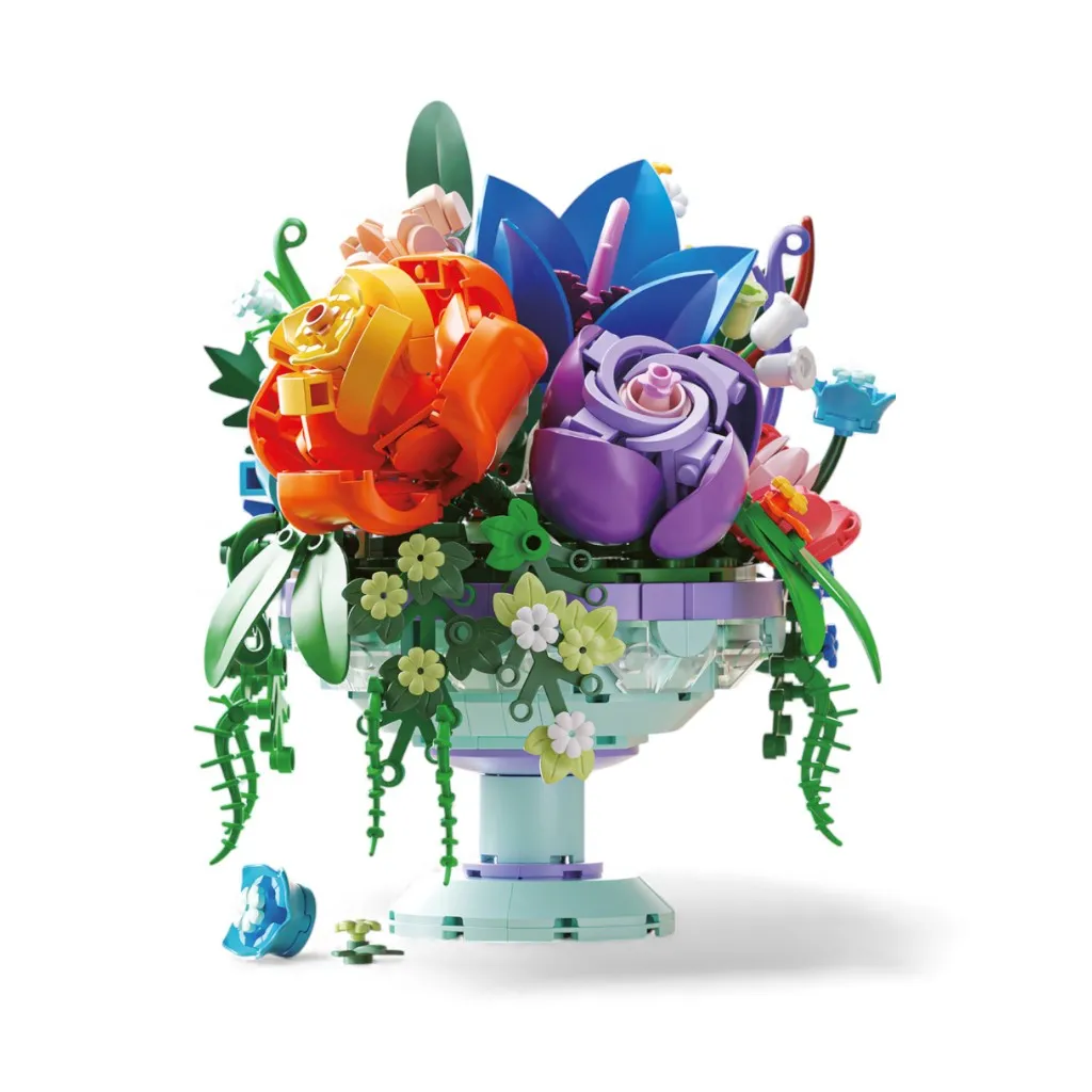 “Baroque Ramblings" Floral Building Block