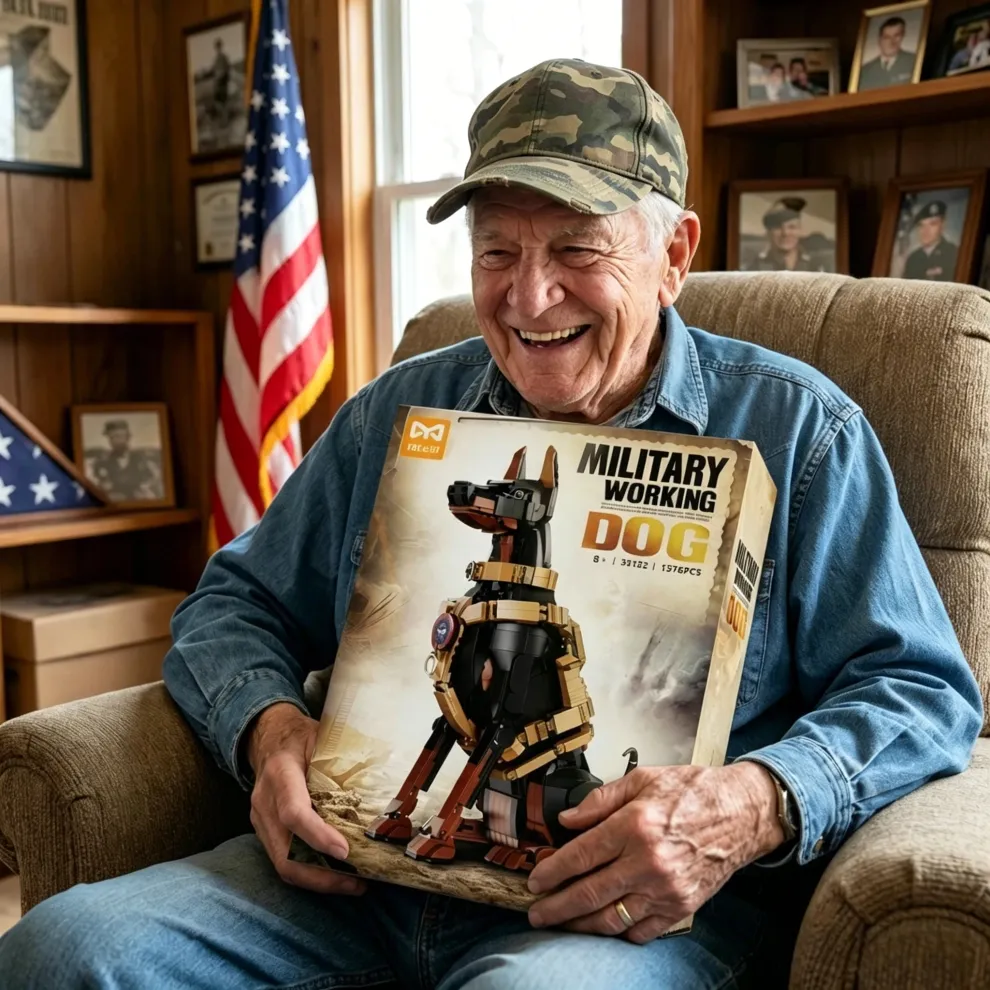 Elite Military K9 Doberman Build – 1376PCS Collector Edition⚙️