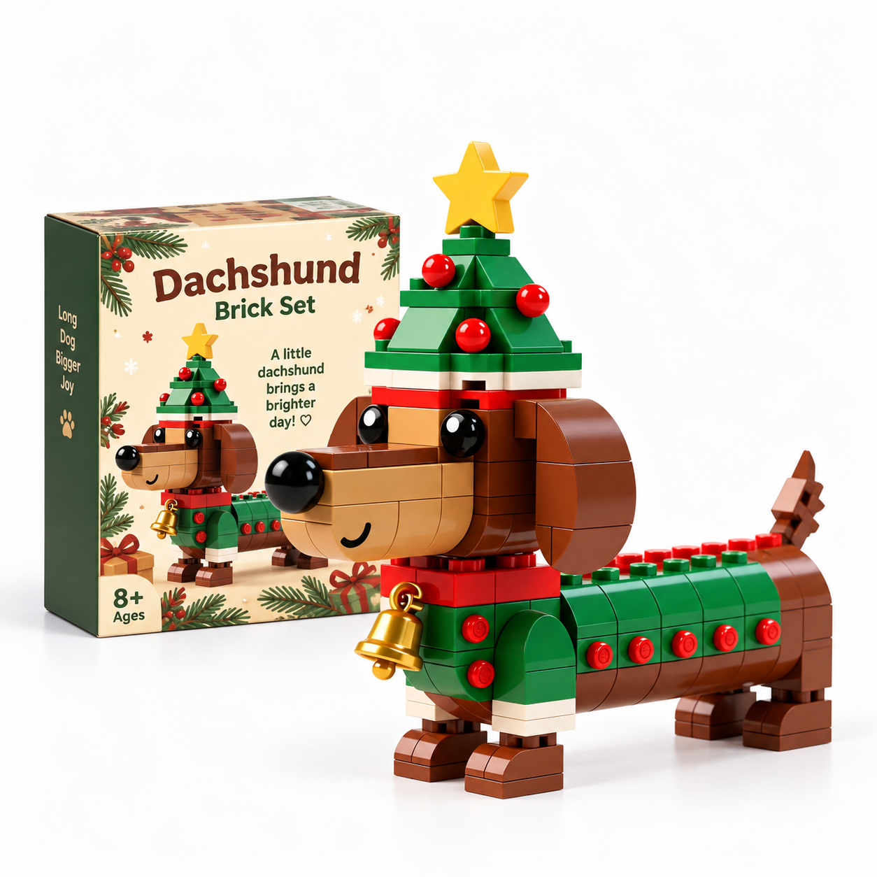 🎄2026 Christmas Limited Edition Dachshund Brick Set🐕