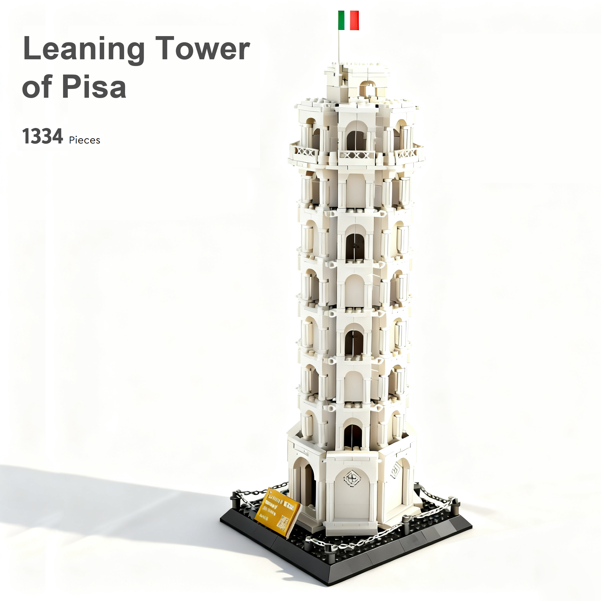 Pisa Tower Architecture Collection – 1334pcs Premium Building Blocks