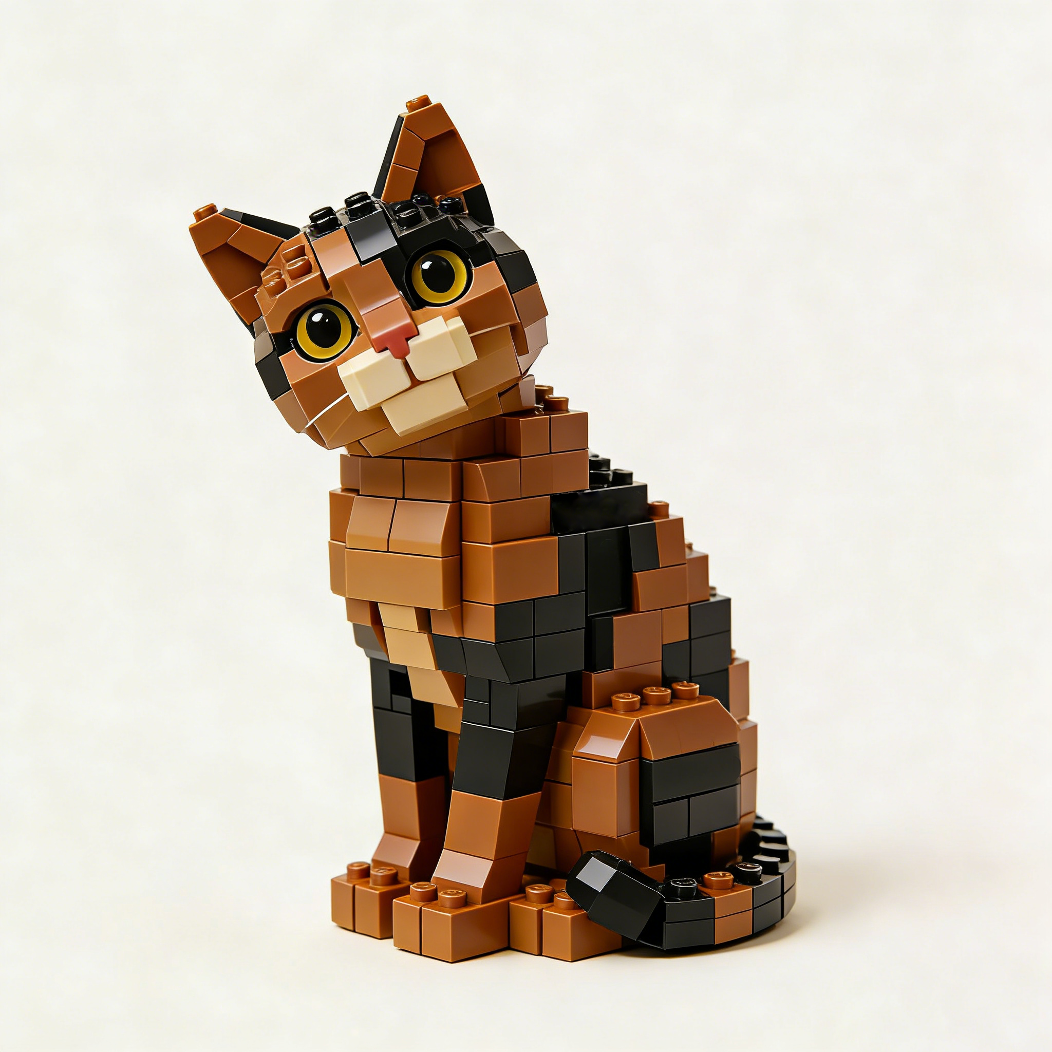 🐱Tortoiseshell Cat Building Block Display Set
