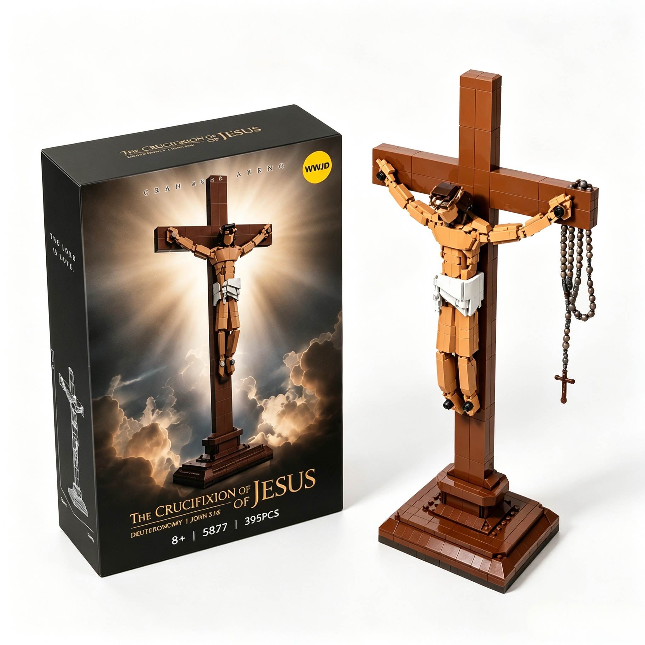 Jesus Crucifix Building Set – Faith & Redemption Cross✝️