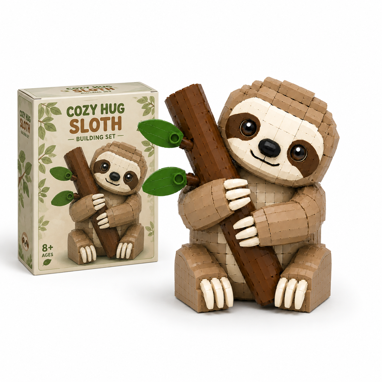 🦥 Cozy Hug Sloth Building Set 🌿