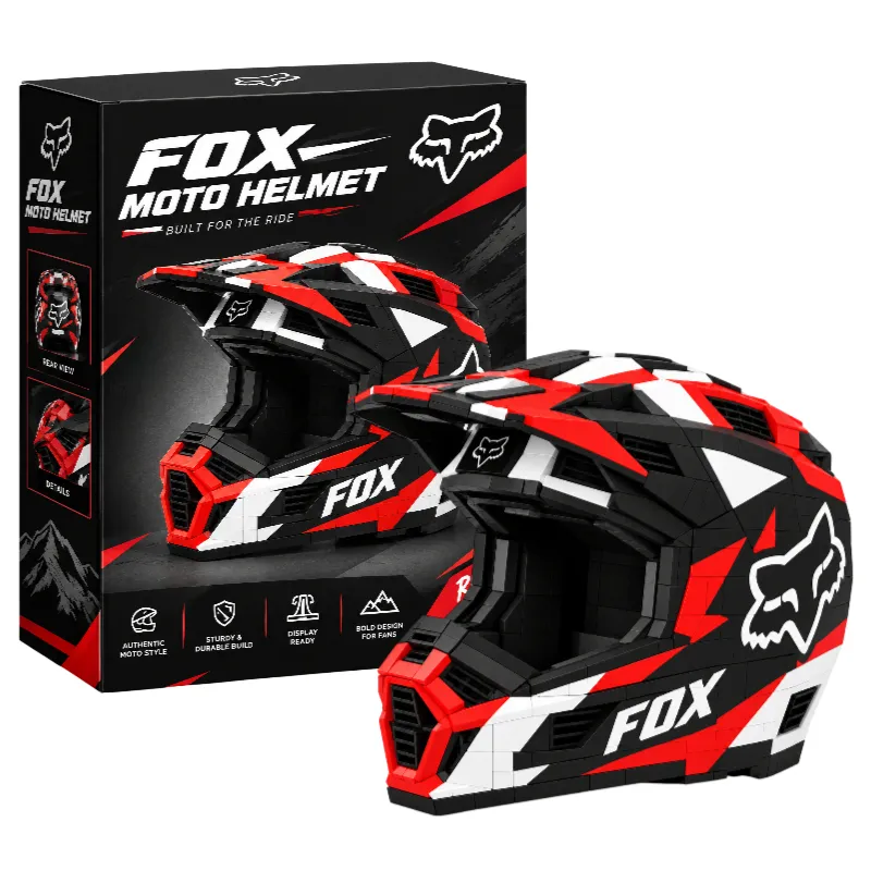 🏆Motocross Helmet Building Blocks Collection