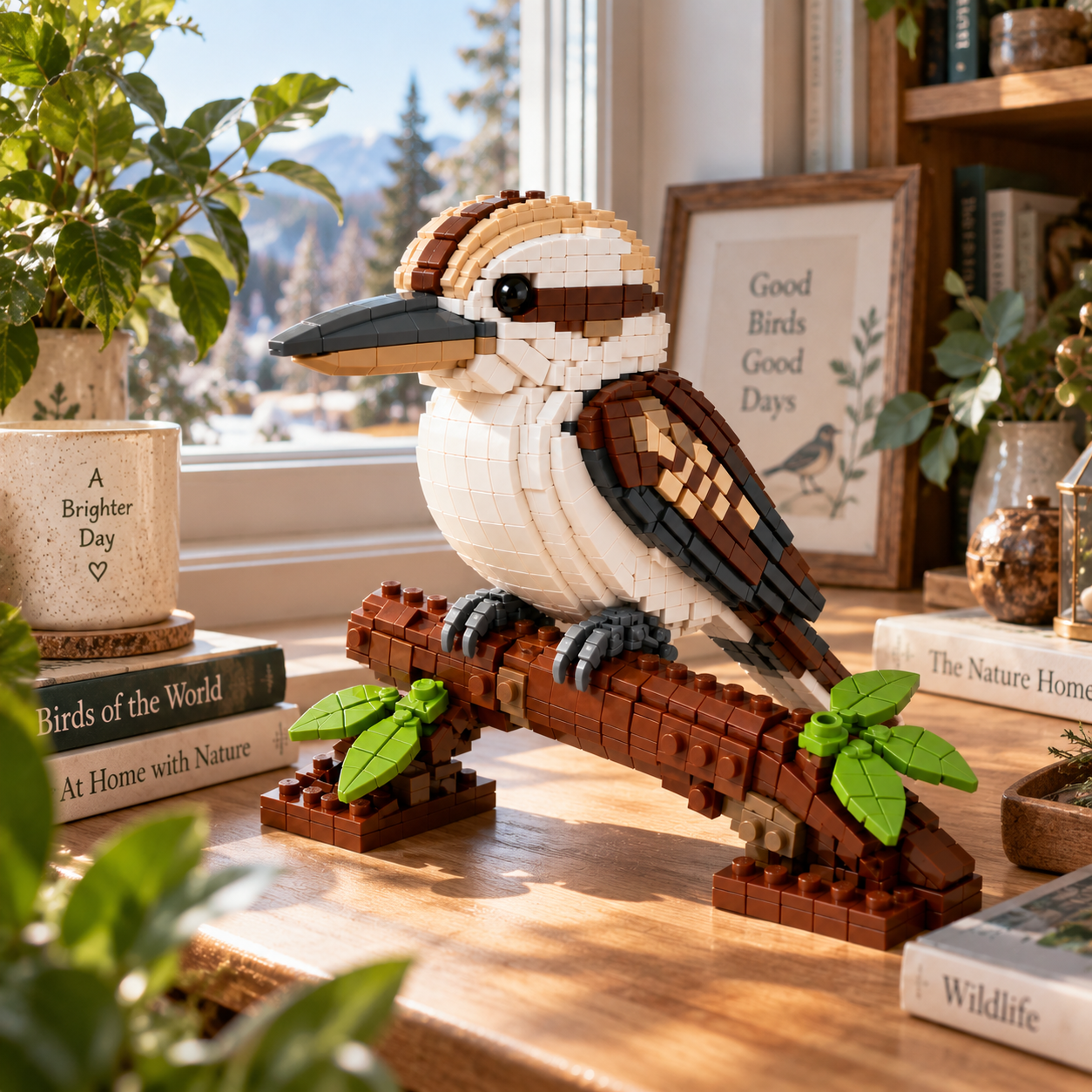 🐦 Kookaburra Woodland Perch Building Set