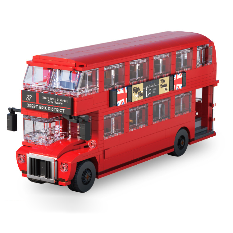 🚌 Classic British Double-Decker Bus Brick Set