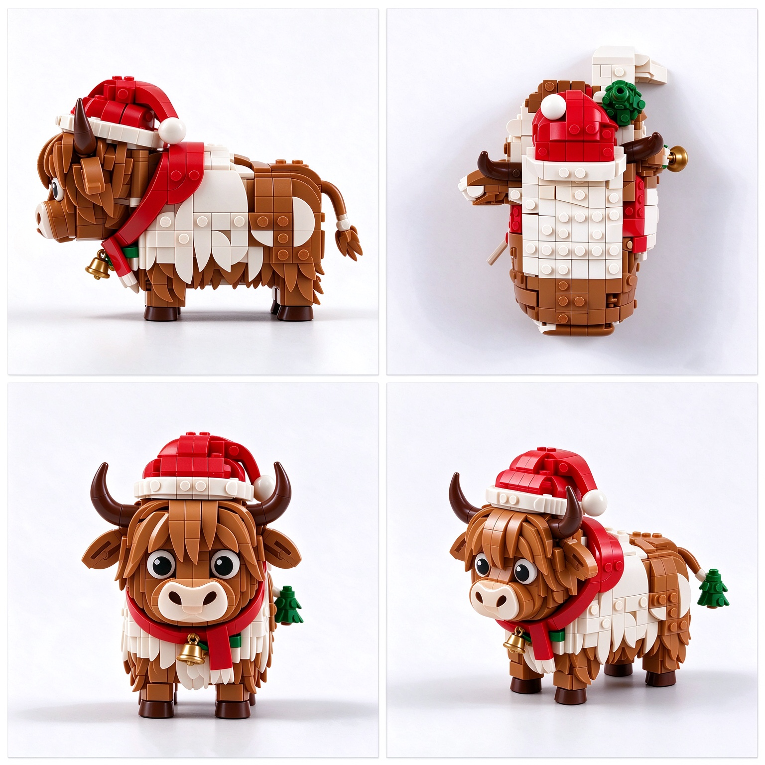 🐮2026 Christmas Highland Cow Building Set🎄