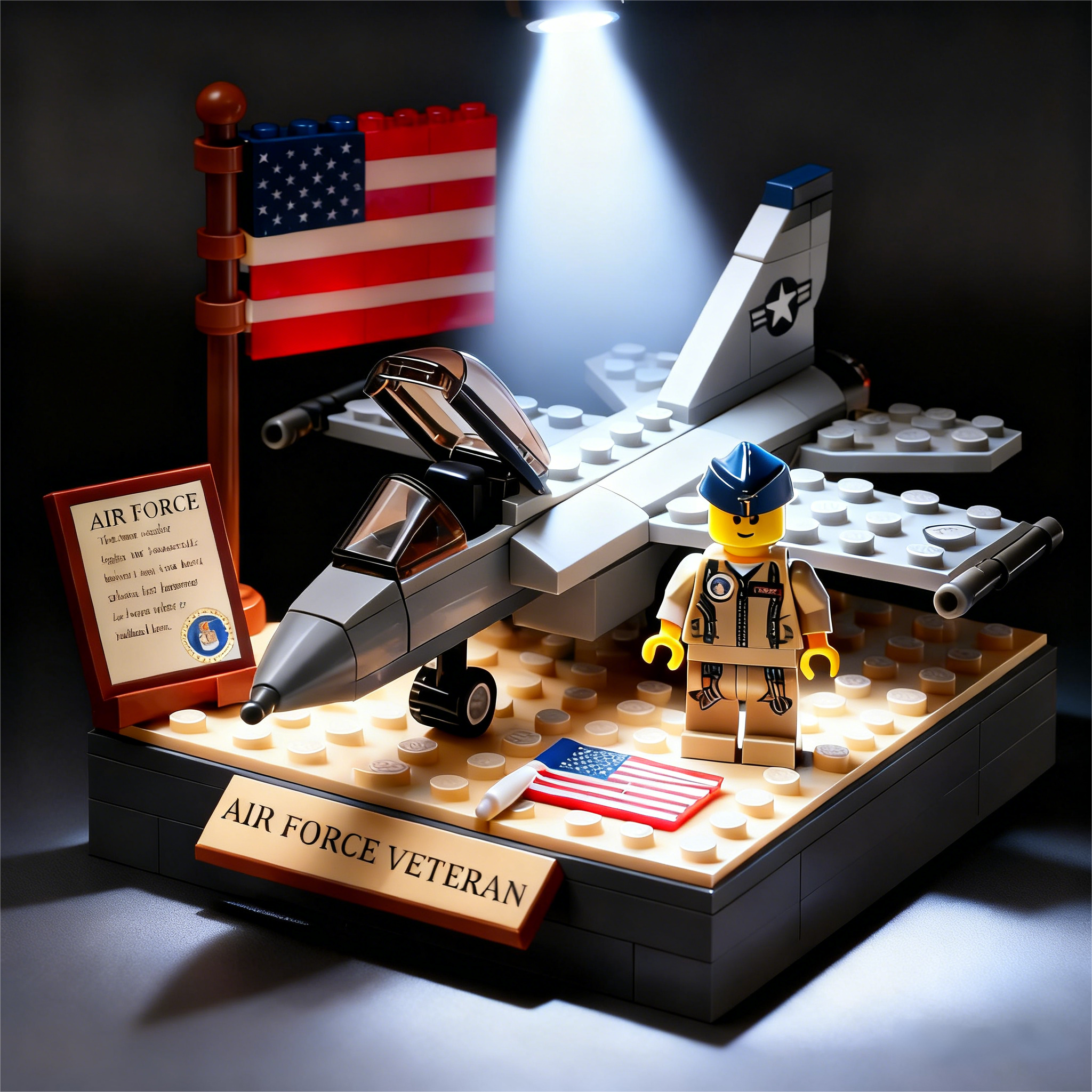 🔥FLASH SALE 60% OFF🔥U.S. Military 250th Anniversary Patriotic Building Blocks