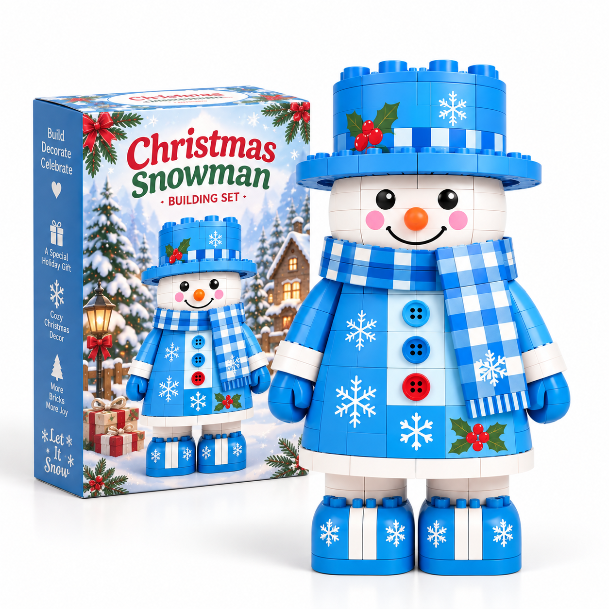  2026 Christmas Snowman Trio Building Set 🎄