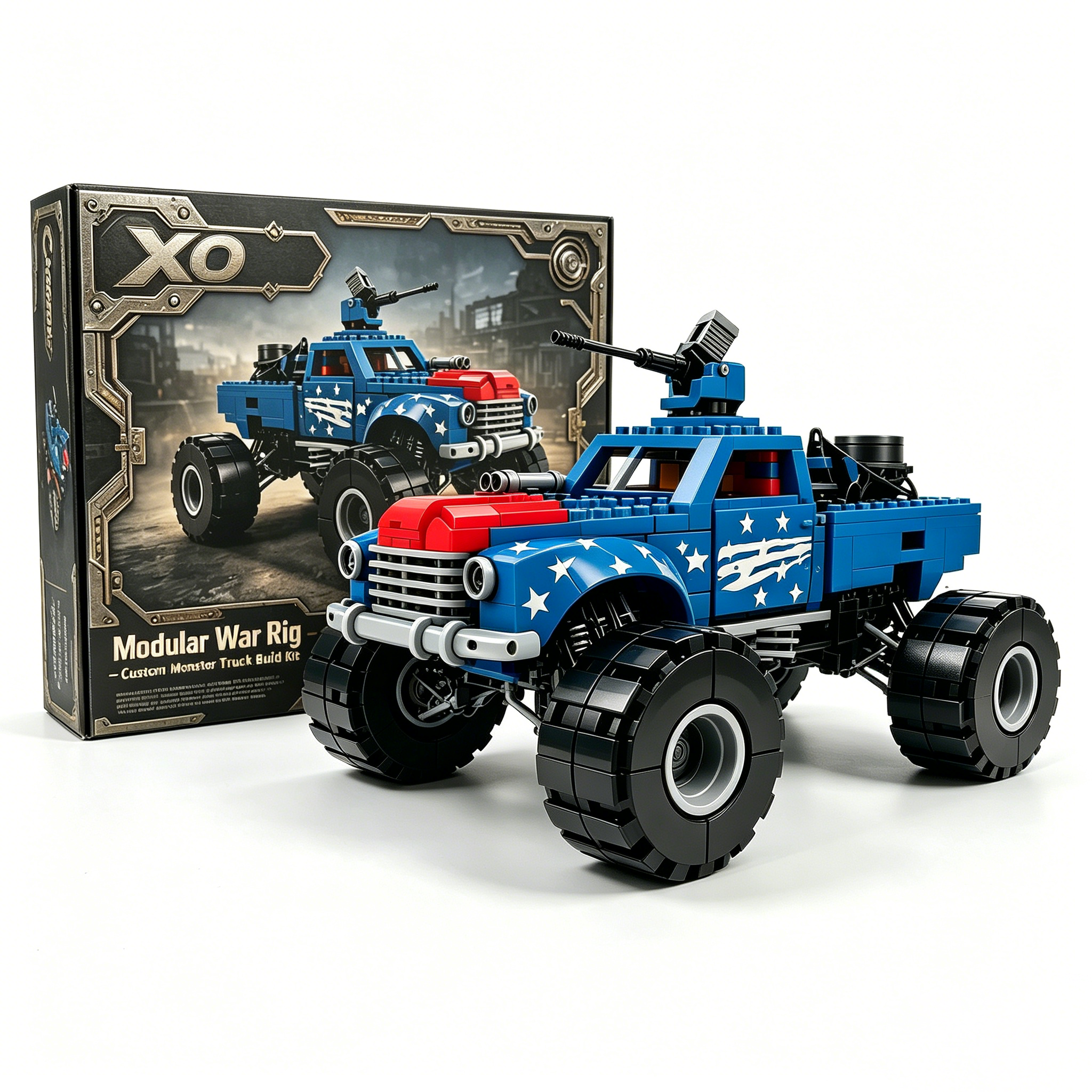 🔥 Modular War Rig – Custom Monster Truck Build Kit
