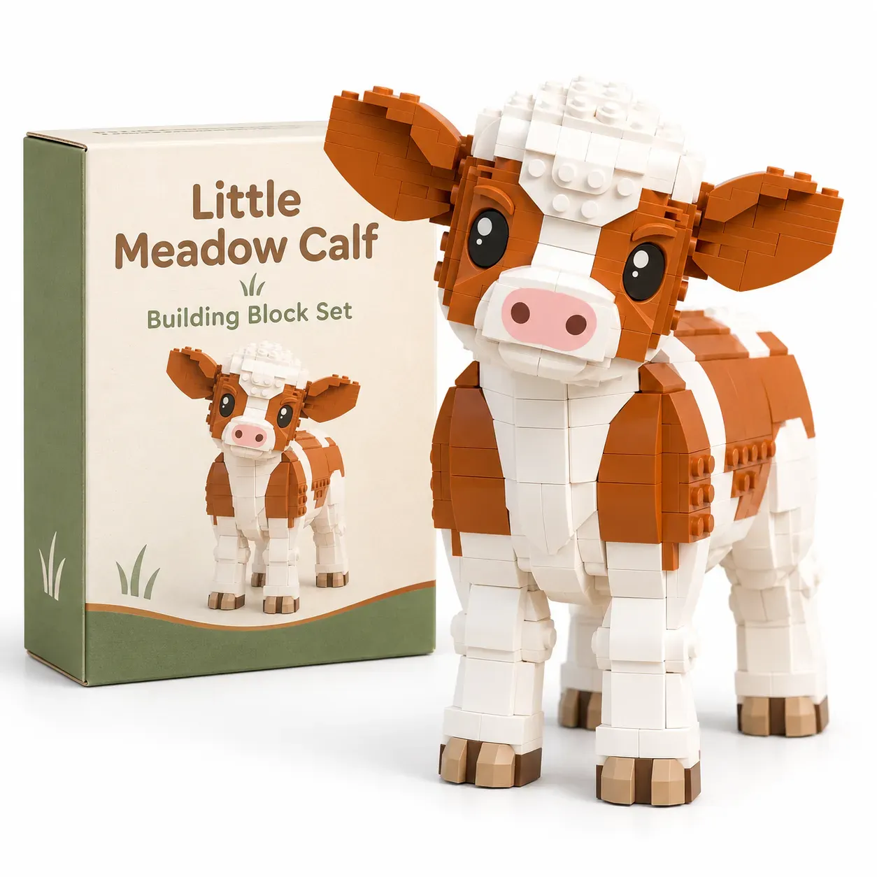 Little Meadow Calf Building Block Set 🐮