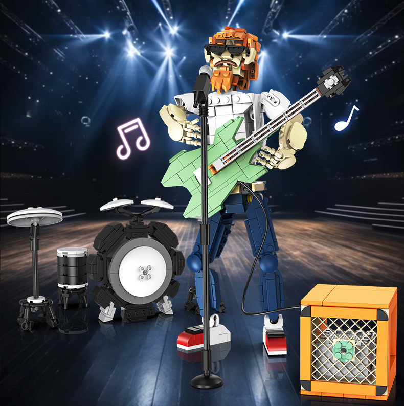 🎸 Rock Your Space – Bluetooth Guitarist Building Set