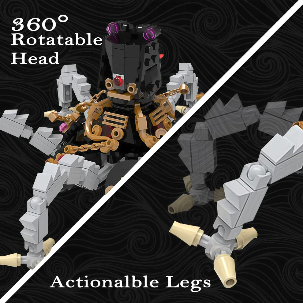 Ancient Hexapod Robot Mech Brick Set ⚙️